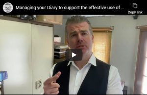 video on managing your diary by mike foster