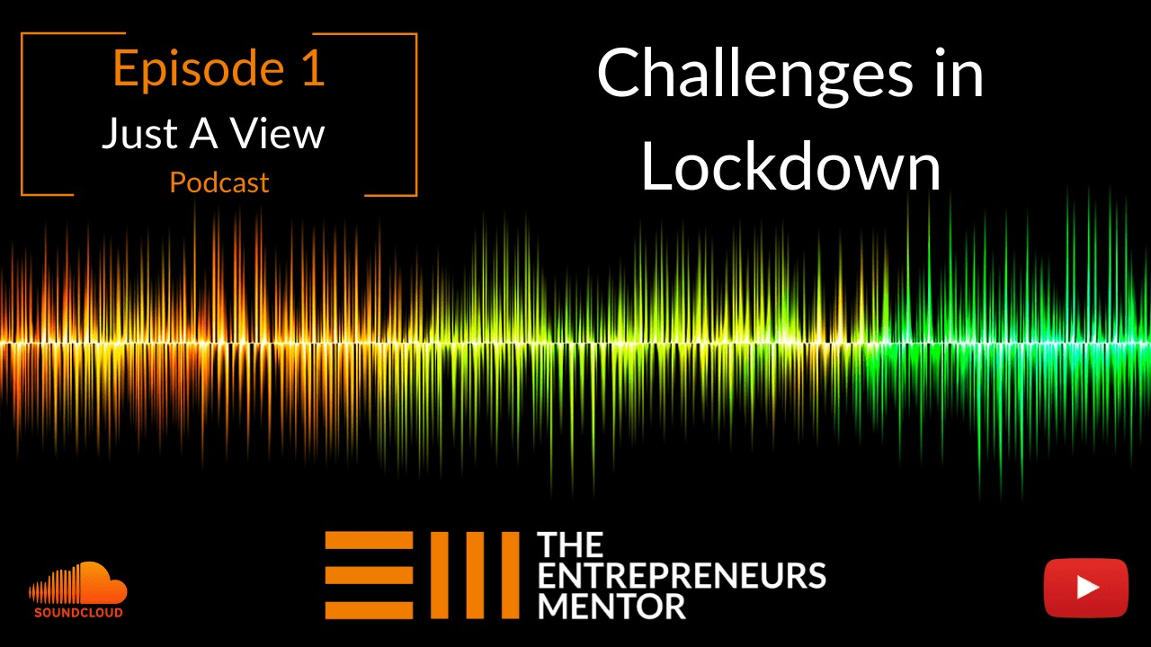 challenges in lockdown podcast graphic