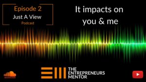 impacts on you & me podcast sound wave graphic