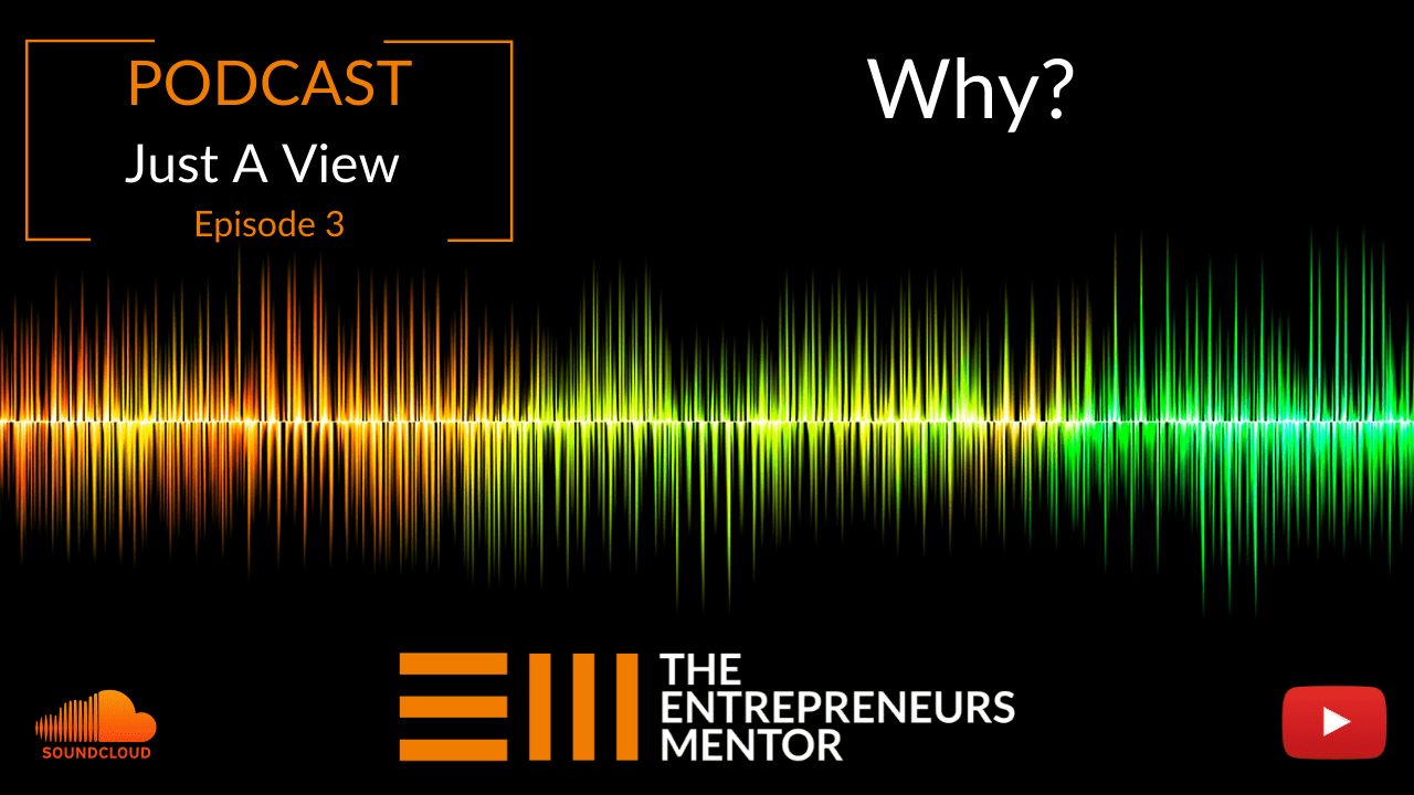 why? podcast sound wave image
