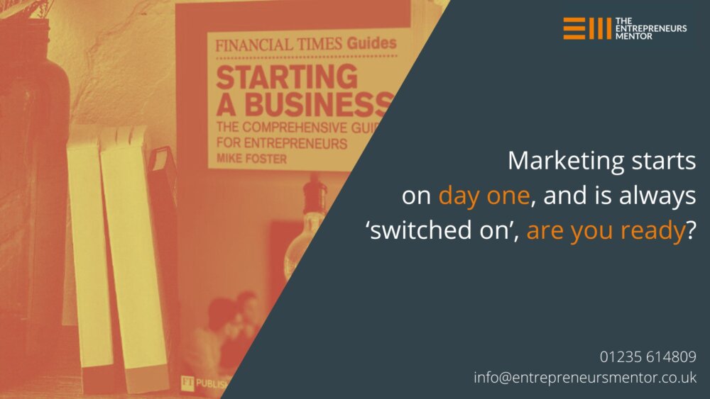 The Financial Times Guide to Starting a Business, but Mike Foster, The Entrepreneur's Mentor, on a shelf by other books